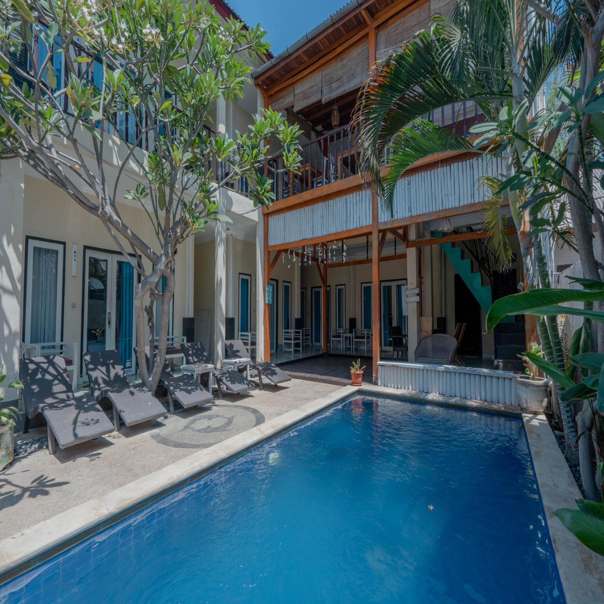 Gili White Bamboo Resort Gili Trawangan Eksteriør billede